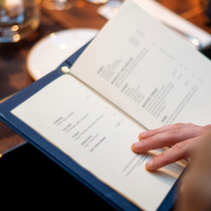 Gastronomie Speisekarte